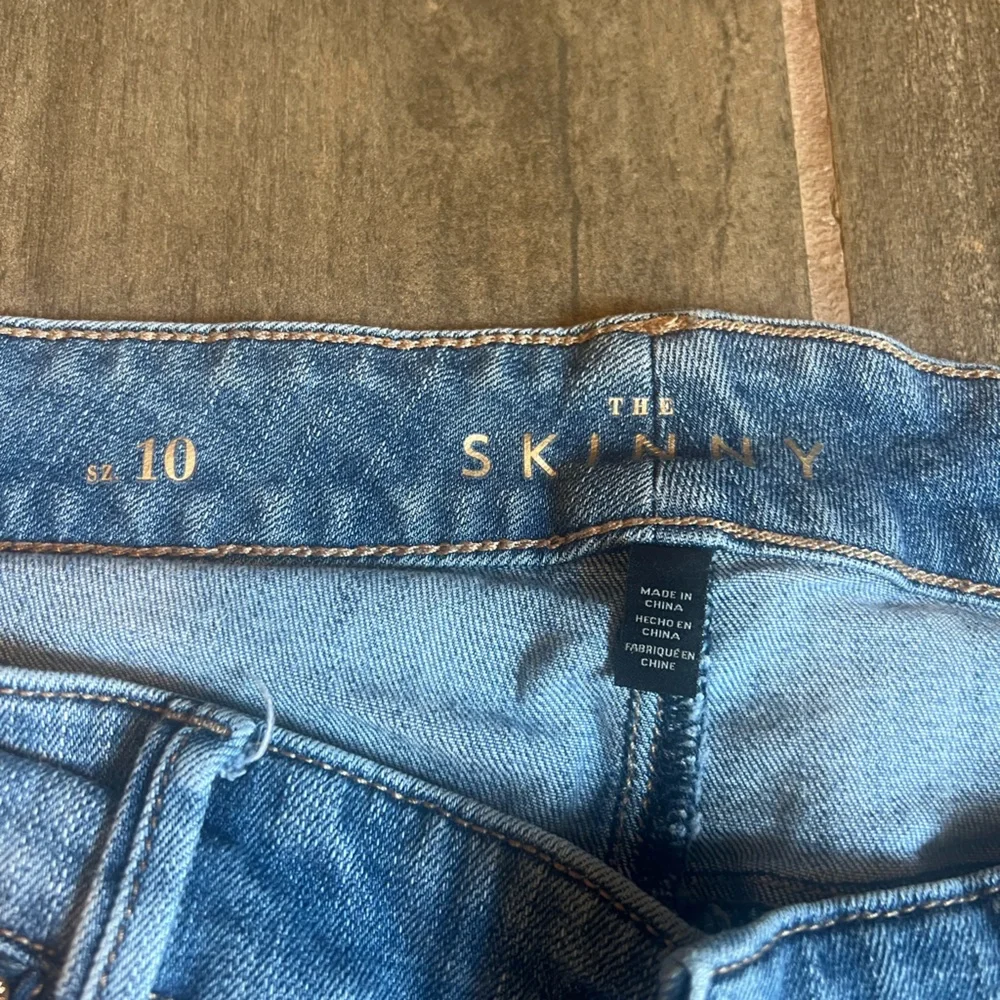 WHBM jeans with leather detail - Picture 4 of 6